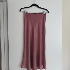 Pink Midi Skirt